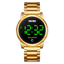 SKMEI 1684 Led Touch Watch WR 30m Digital Watch Metal Stainless Steel Men's Watch